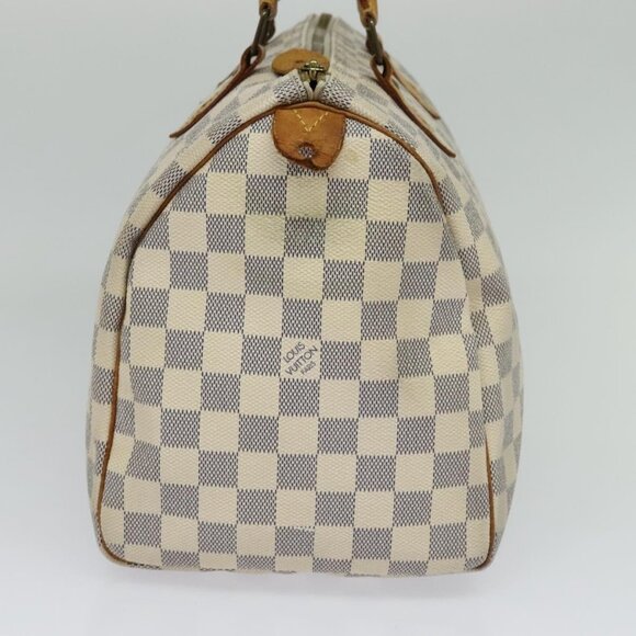 LOUIS VUITTON Damier Azur Speedy 30 Hand Bag - Picture 4 of 16
